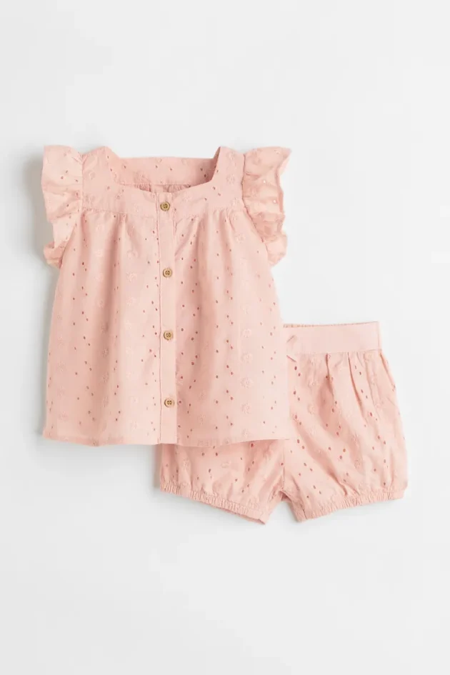 2-piece Set Light Pink